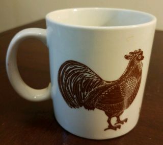 Vintage Le Coq Rooster Coffee Mug - Made In Japan 1979 Taylor & Ng - Great Cond.