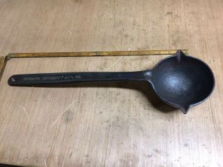 Vintage Chicago Specialty Mfg Cast Iron 5” No.  3428 Lead Smelting Ladle