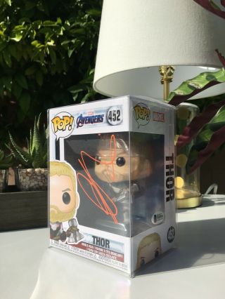 Autographed Thor Funko Pop Signed By Chris Hemsworth