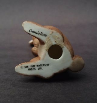 Rare HTF Watership Down Dandelion Rabbit Figurine Figure Porcelain Royal Orleans 5