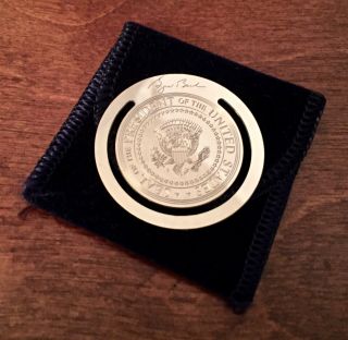President George W.  Bush White House Bookmark - Official Presidential Seal Gift