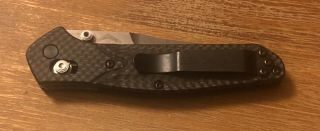 Benchmade 940 - 1 Edc Axis Lock S90v Carbon Fiber Folding Knife - Part Serrated