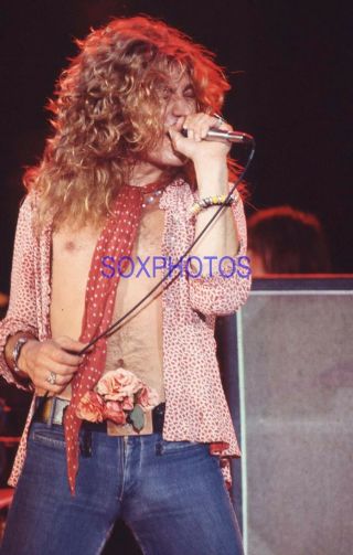 Mg100 - 041 Led Zeppelin Robert Plant Vintage 35mm Color Slide