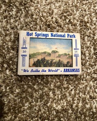 Vintage Hot Springs Arkansas Pack Of 20 National Park Post Cards