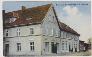 Kurhaus Nimmersatt Bei Memel,  Lithuania,  Klaipeda,  Army Cancel