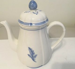 Villeroy & Boch Casa Azul Coffee Pot Coffeepot 5 Cup Retired 1748 Minty