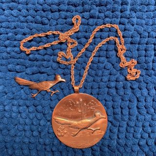 1979 Mexico Medallion And Roadrunner Lions Club Pin