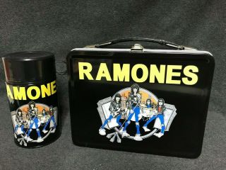 2002 The Ramones Metal Lunchbox And Thermos Neca