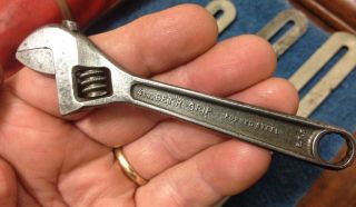 Vintage Betr=grip 4 " J P Danielson Co.  Adjustable Wrench U.  S.  A.  Rare,