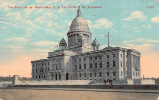 C19 - 7054,  The State House,  Providence,  Ri. ,  1911 Postmarked