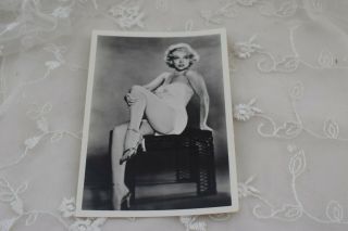 Vintage Black And White Marilyn Monroe Photograph 3 1/2 " X 5 "