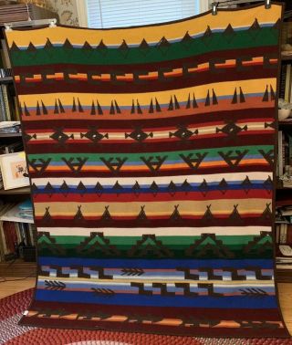 Joined In Discovery Beaver State Pendleton Twin Size Blanket Lewis Clark Wool