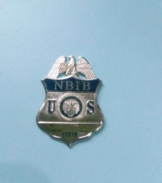 Antique Us Nbib Copper Badge