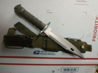 Phrobis Iii M9 Tactical Knife With Sheath / Made In U.  S.  A