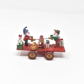 Department 56 North Pole Series Loading The Sleigh Parts Only Handcar
