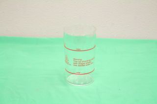 4 " X 6 3/4 " Glass Jar Beaker Water Steamer