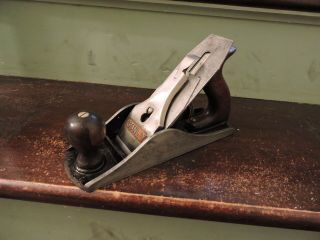 Vintage Stanley Plane No.  4 1/2 Bailey Type 19 Smooth Bottom