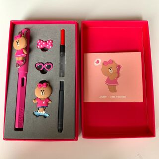 Lamy × Line Friends Choco Lamy Safari Fountain Pen Limited Edition Rare Pink
