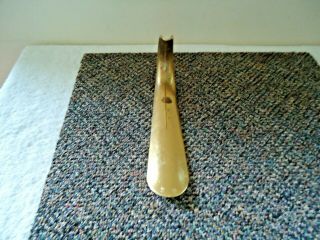 Vintage Virginia Metalcrafters Large Brass Shoe Horn " Great Collectible Item "