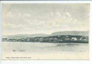 Printed Postcard Of Mo I Ranen In Norway Not Posted In