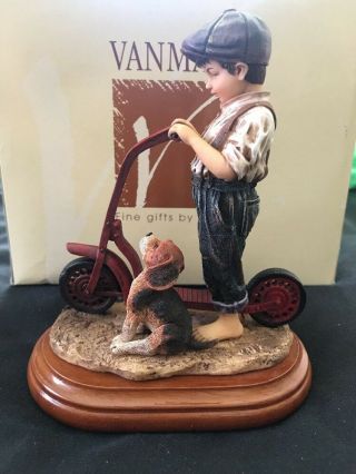 Timeless Treasures Go Home Boy & Dog Figurine By Jim Daly Vanmark