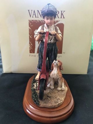 Timeless Treasures GO HOME Boy & DOG figurine BY JIM DALY VANMARK 2
