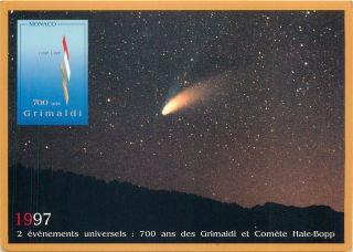 Monaco 1997 Universal Events Grimaldi & Hale=bopp Comet