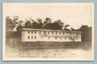 “the Ark” Sandy Lake Mcgregor Minnesota Rppc Rare Antique Photo Postcard 1920s