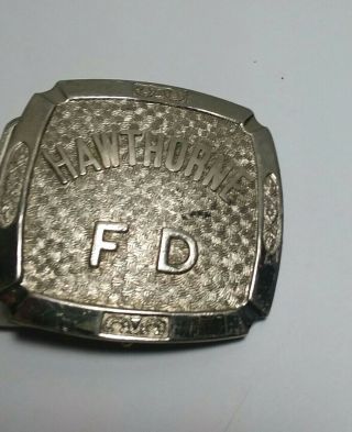 Hawthorne Fd Fire Department Firefighter Belt Buckle Entenmann - Rovin Jb