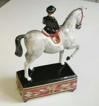 Fitz and Floyd Classic Equestrian Dressage Porcelain Female Rider 5