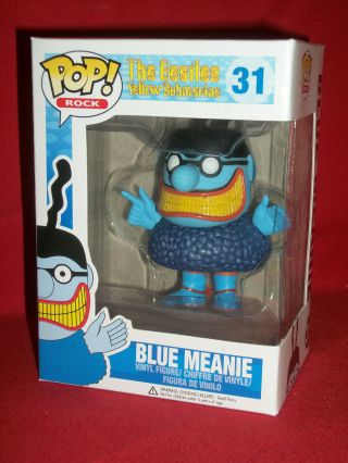 Blue Meanie Funko Pop 31 Vaulted Beatles Yellow Submarine With Pop Protector