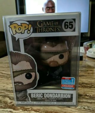 Funko Pop Game Of Thrones Sdcc 2018 Exclusive Beric Dondarrion Pop 65