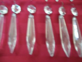 Vintage 16 Spear Glass Crystal 3 1/2 