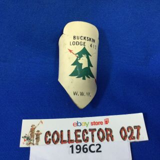 Boy Scout Oa Buckskin Lodge 412 Neckerchief Slide Www Order Of The Arrow