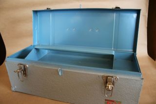 Strong Union Steel Tool Box Chest Tackle Lift Out Tray Lockable Heavy Duty