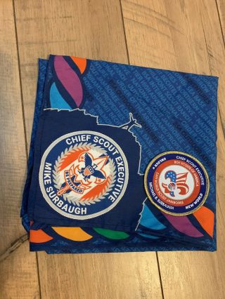 2019 24th World Scout Jamboree Chief Scout Executive Surbaugh Neckerchief/patch