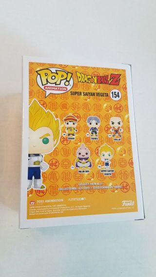 SDCC 2019 FUNKO POP SAYAN RED VEGETA OFFICIAL 248 WITH PROTECTOR 2