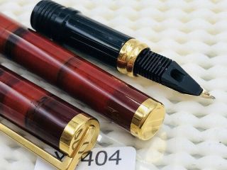 Y1404 S.  T.  Dupont Fountain Pen LAQUE DE CHINE 18K Gold 750 5