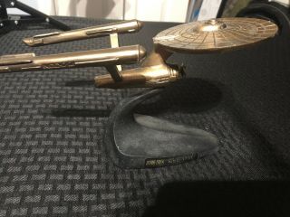 Star Trek Enterprise Display R.  S.  Owens Metal Rare Only One On Ebay Ncc - 1701
