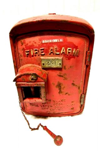 Antique Cast Iron Holtzer Cabot Fire Box