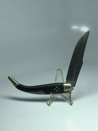 Early single blade folding pocket knife circa late 1700/s,  early 1800s 2