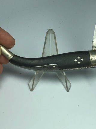 Early single blade folding pocket knife circa late 1700/s,  early 1800s 4
