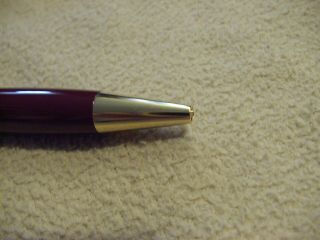 Mont Blanc Meisterstuck ballpoint pen with case,  burgundy,  dark red 6