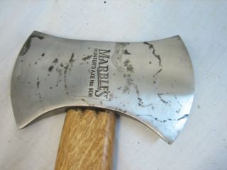Marbles Outdoors Double Bit Axe Head Hatchet Camping Tool Hunting,  Sheath 9DB 2