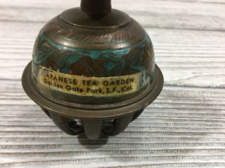 Vintage Japanese Tea Garden Bell Golden Gate Park San Francisco California 5
