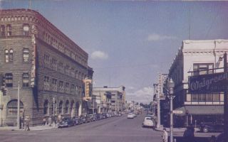 Looking West On Idaho Street,  Boise,  Idaho,  1950 - 60s