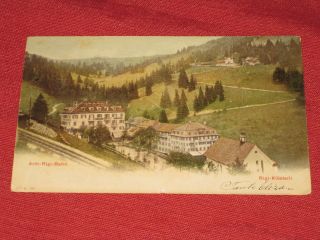 1905 Arth - Rigi - Bahn,  Rigi - Klosterli Postcard 7581 Posted