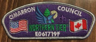2019 Cimarron Council Boy Scout Northern Tier Csp Patch Only 50 Made