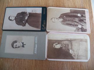 VICTORIAN PHOTO ALBUM,  COULD BE BADEN - POWELL AND FAMILY,  37 PLUS CARTE CARDS, 12