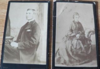 VICTORIAN PHOTO ALBUM,  COULD BE BADEN - POWELL AND FAMILY,  37 PLUS CARTE CARDS, 9